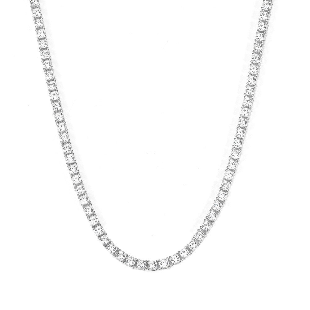 Tennis Necklace – silver