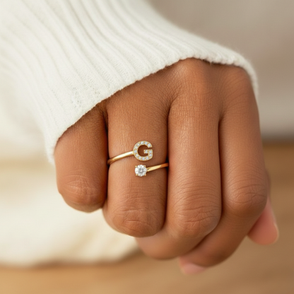 Adjustable Initial Wrap Ring - view 2