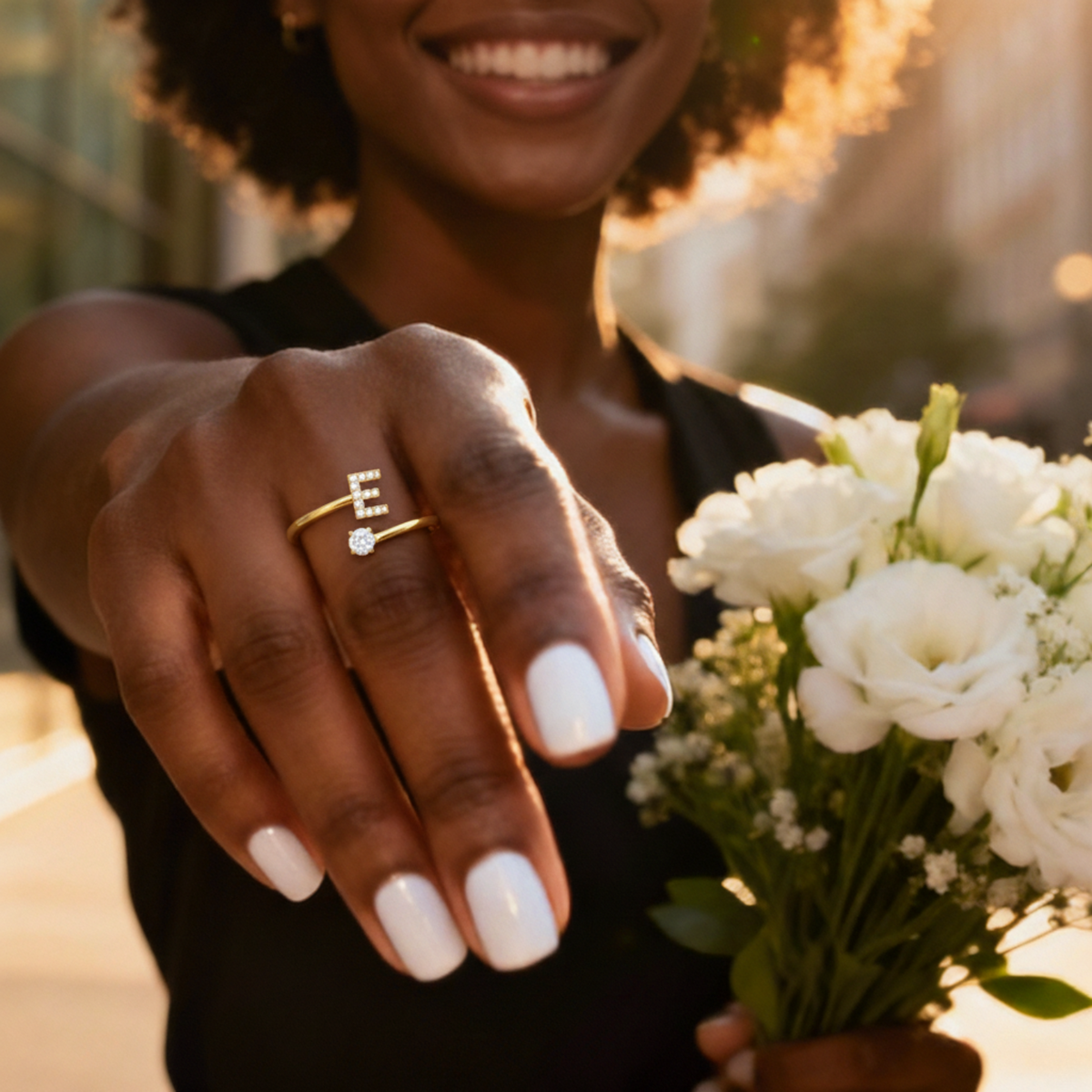 Adjustable Initial Wrap Ring - view 3