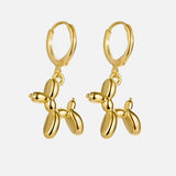 Balloon Dog Huggie Earrings
