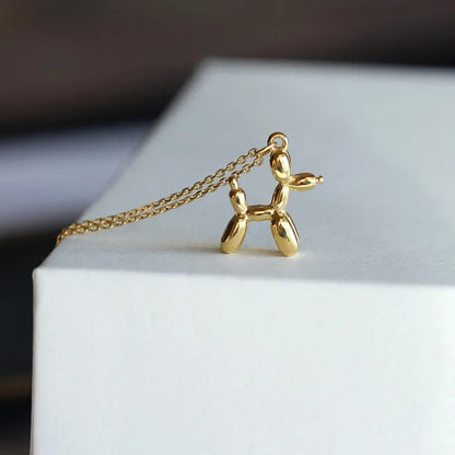 Balloon Dog Pendant Necklace - view 3