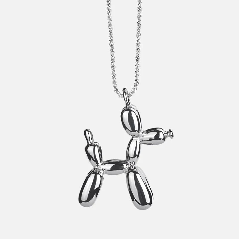 Balloon Dog Pendant Necklace - view 4