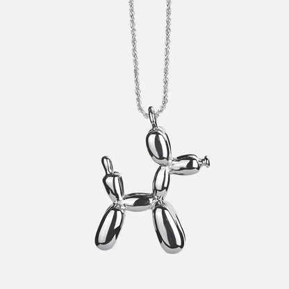 Balloon Dog Pendant Necklace - view 4