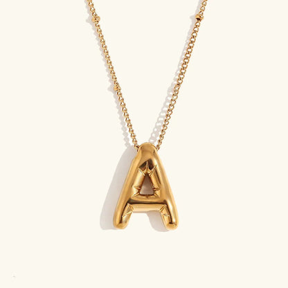 Balloon Initial Necklace