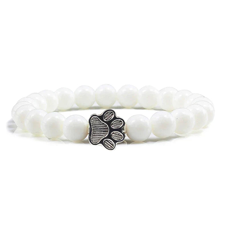 Beaded Paw Charm Bracelet - view 2