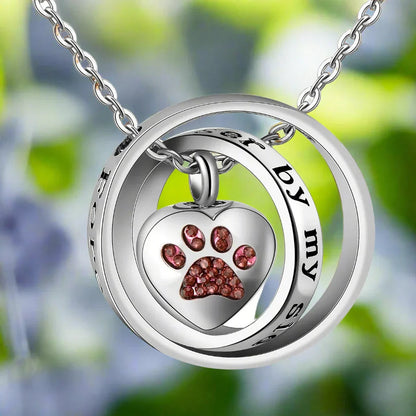 By My Side Paw Keepsake Necklace - view 2