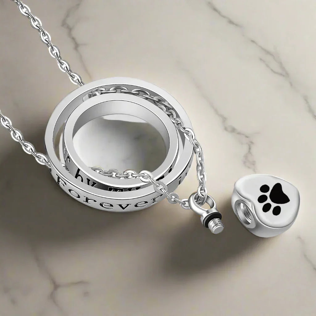 By My Side Paw Keepsake Necklace - view 3