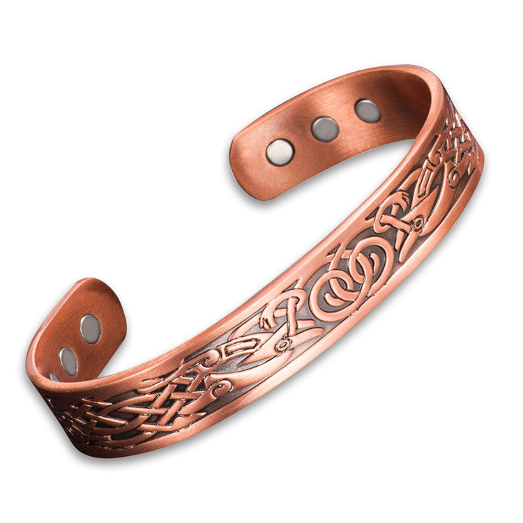 Celtic Knot Copper Cuff – view 3