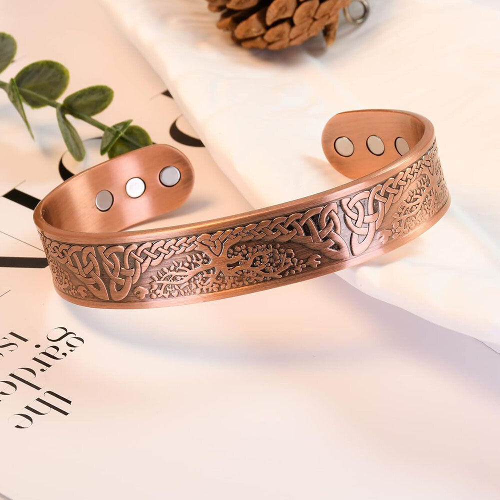 Celtic Knot Copper Cuff – view 6