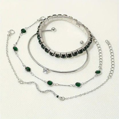Emerald-Green Bracelet Set – view 12
