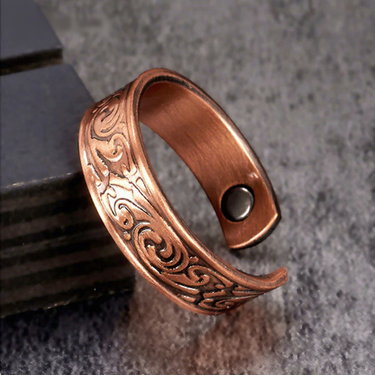 Engraved Copper Ring – view 11