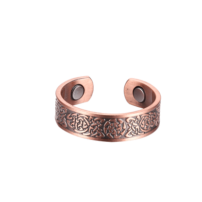 Engraved Copper Ring – view 2