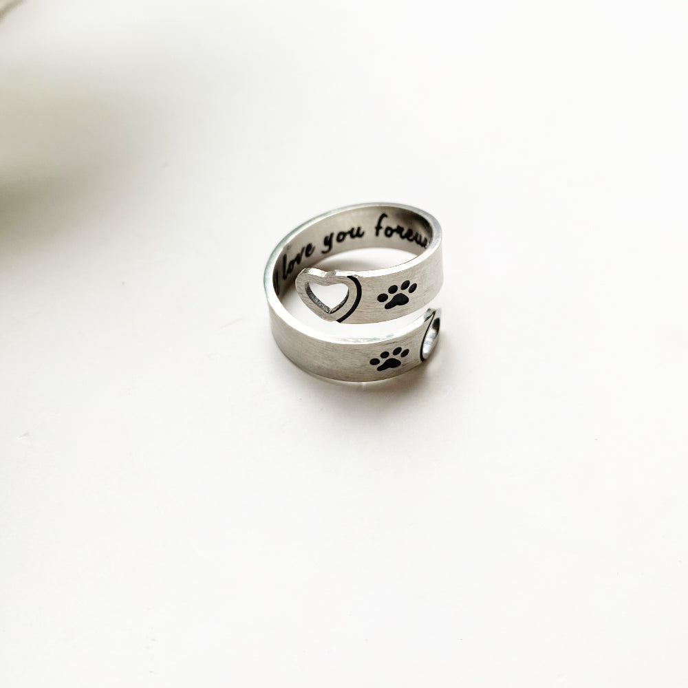 Forever Paw Wrap Ring - view 3
