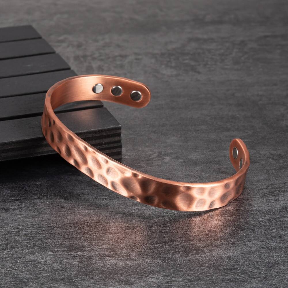 Hammered Copper Cuff – view 7