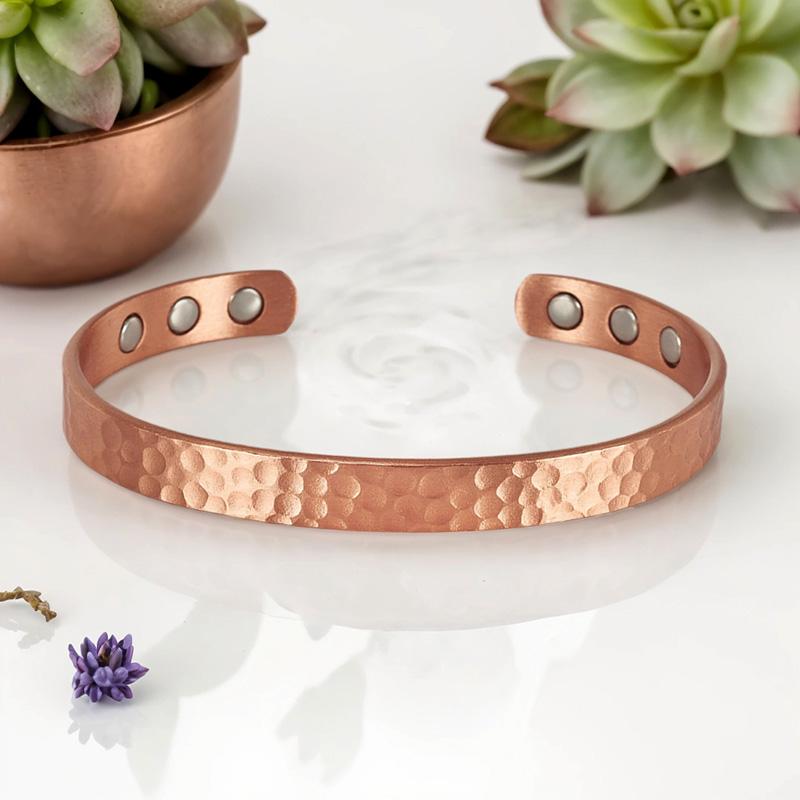 Hammered Copper Cuff – view 9