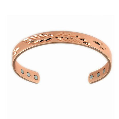 Leaf Cut Copper Cuff – view 4