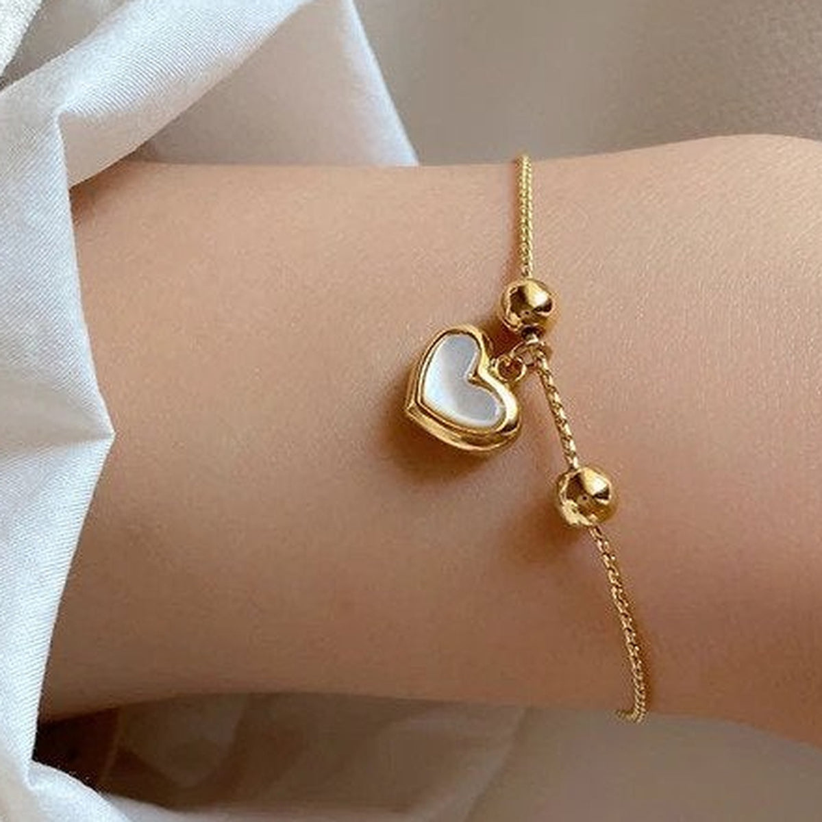 Love Bracelet with White Opal - view 2