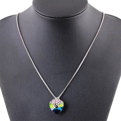 Rainbow Heart Paw Memorial Necklace - view 5