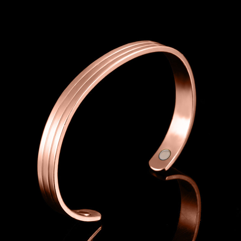 Three Line Copper Cuff – view 2