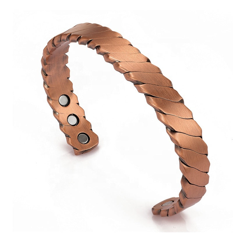 Twisted Copper Cuff – view 2