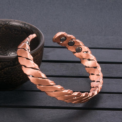 Twisted Copper Cuff – view 4