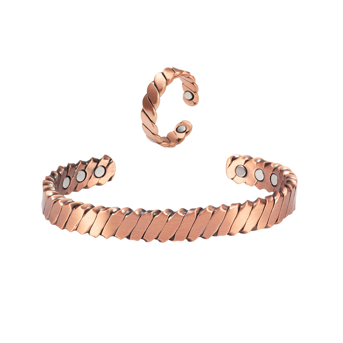 Twisted Copper Cuff – view 6