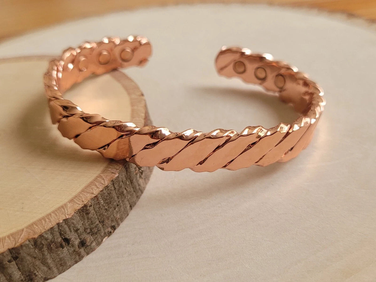 Twisted Copper Cuff – view 7