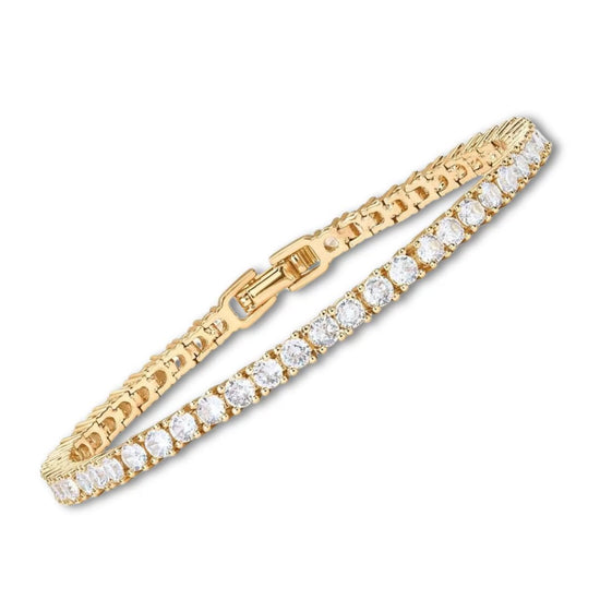 Gold Tennis Bracelet