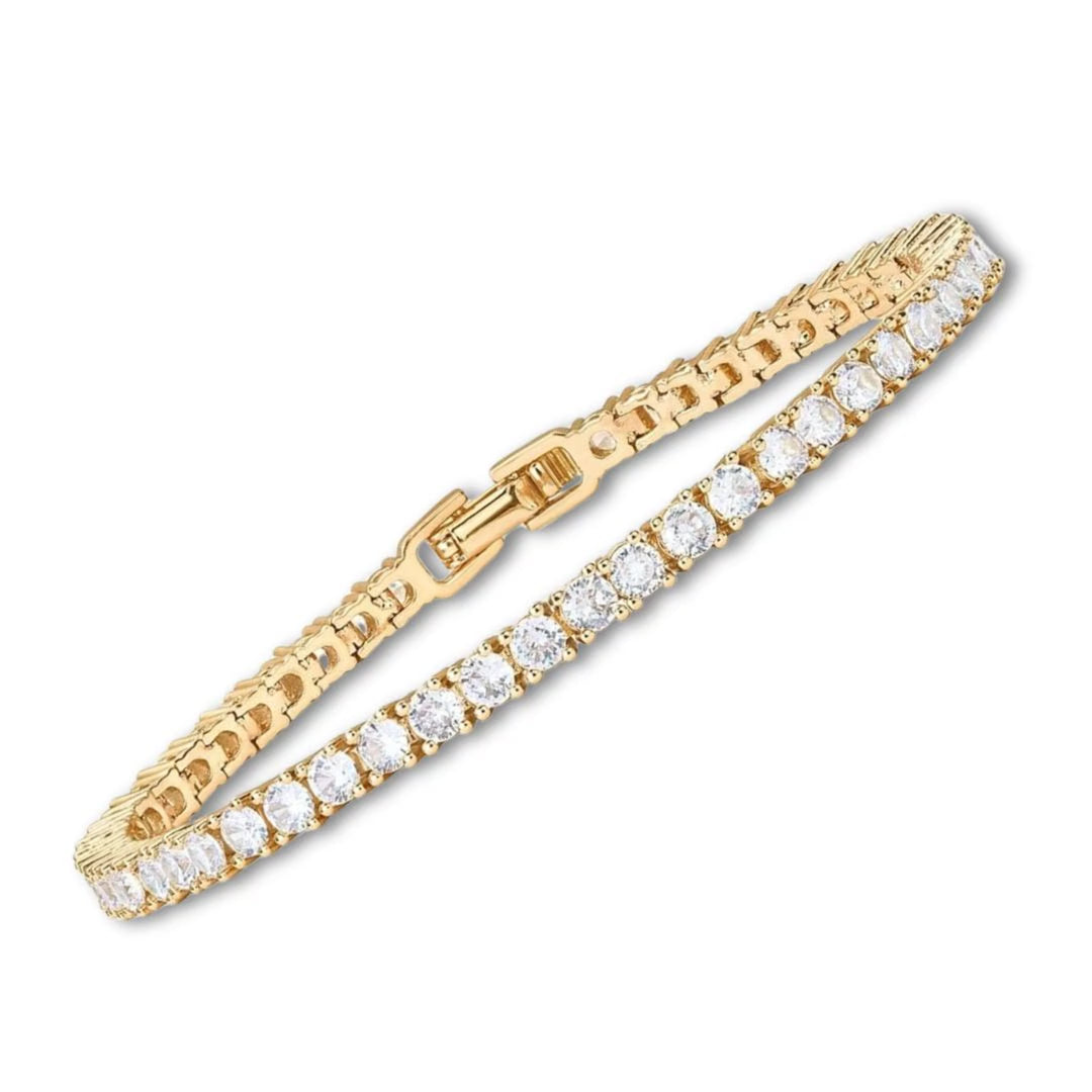 Gold Tennis Bracelet