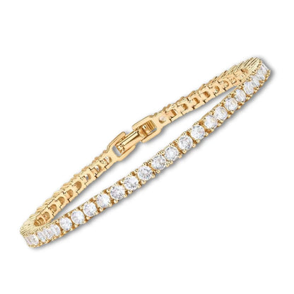 Gold Tennis Bracelet