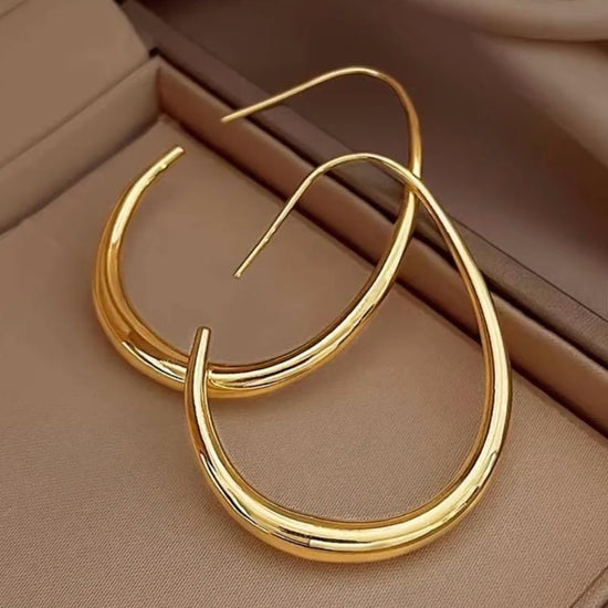 Antique-Style Hoop Earrings